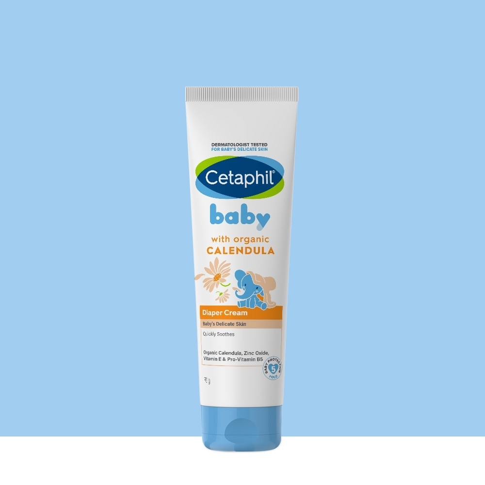 Kem Làm Dịu Hăm Tã Cho Bé Cetaphil Baby Diaper Cream Với Hoa Cúc Hữu Cơ 70g