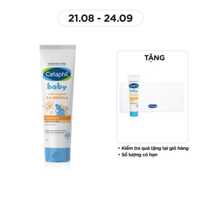 CETAPHIL Kem Làm Dịu Hăm Tã Cho Bé Cetaphil Baby Diaper Cream Với Hoa Cúc Hữu Cơ 70g