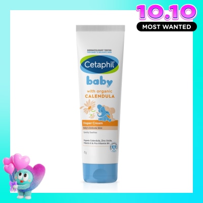 CETAPHIL Kem Làm Dịu Hăm Tã Cho Bé Cetaphil Baby Diaper Cream Với Hoa Cúc Hữu Cơ 70g image