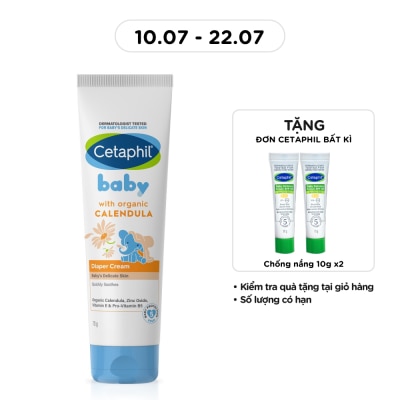 CETAPHIL - Kem Làm Dịu Hăm Tã Cho Bé Cetaphil Baby Diaper Cream Với Hoa Cúc Hữu Cơ 70g