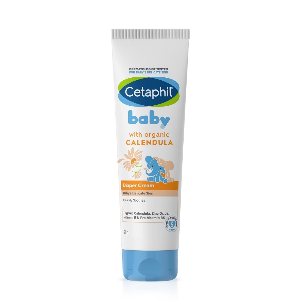 Kem Làm Dịu Hăm Tã Cho Bé Cetaphil Baby Diaper Cream Với Hoa Cúc Hữu Cơ 70g