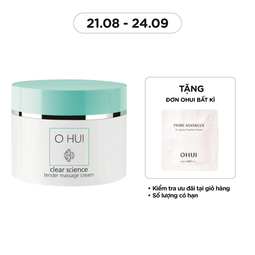 Kem Massage OHUI Clear Science Tender Massage Cream 230ml
