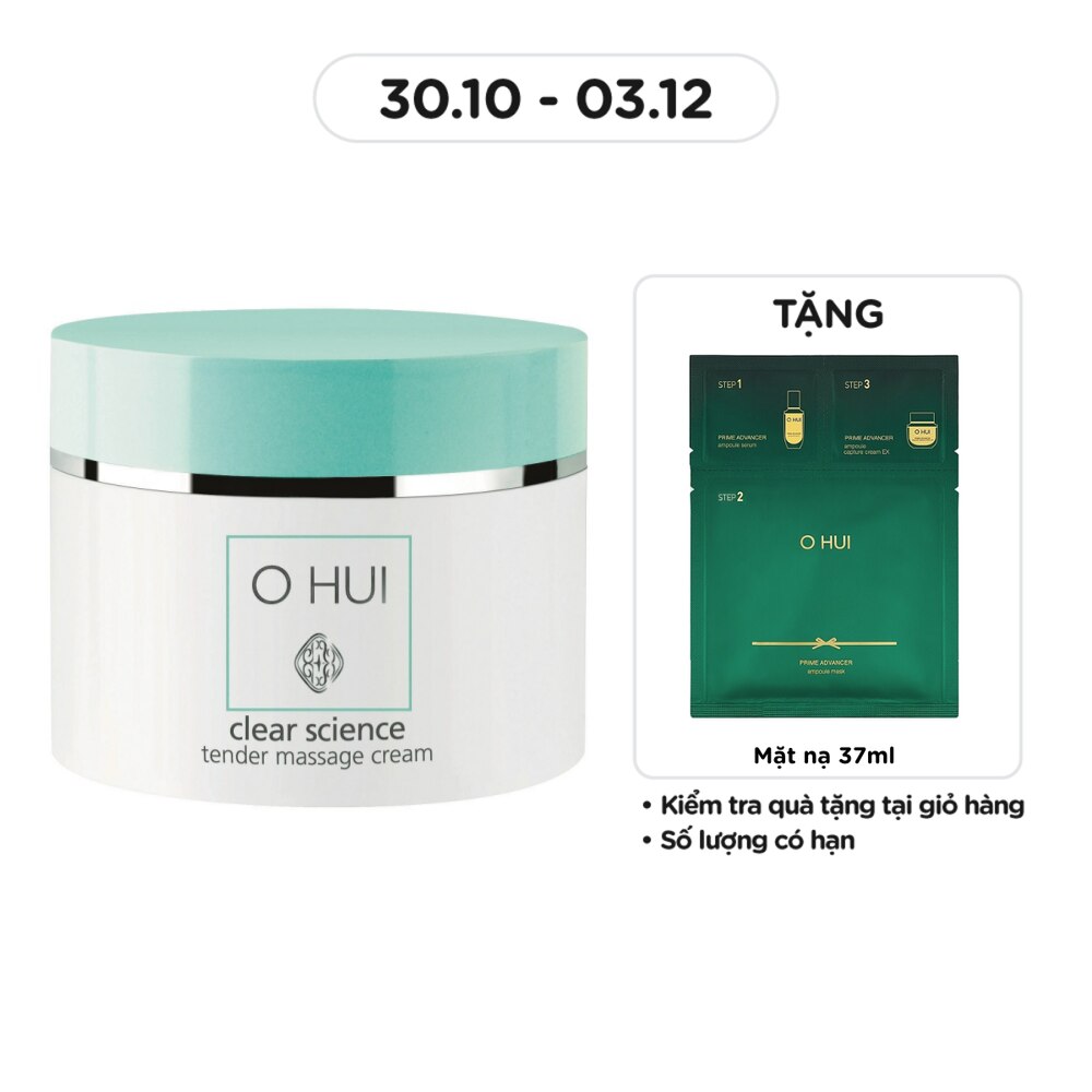 Kem Massage OHUI Clear Science Tender Massage Cream 230ml