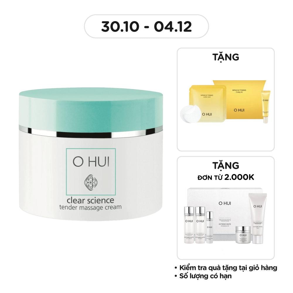 Kem Massage OHUI Clear Science Tender Massage Cream 230ml