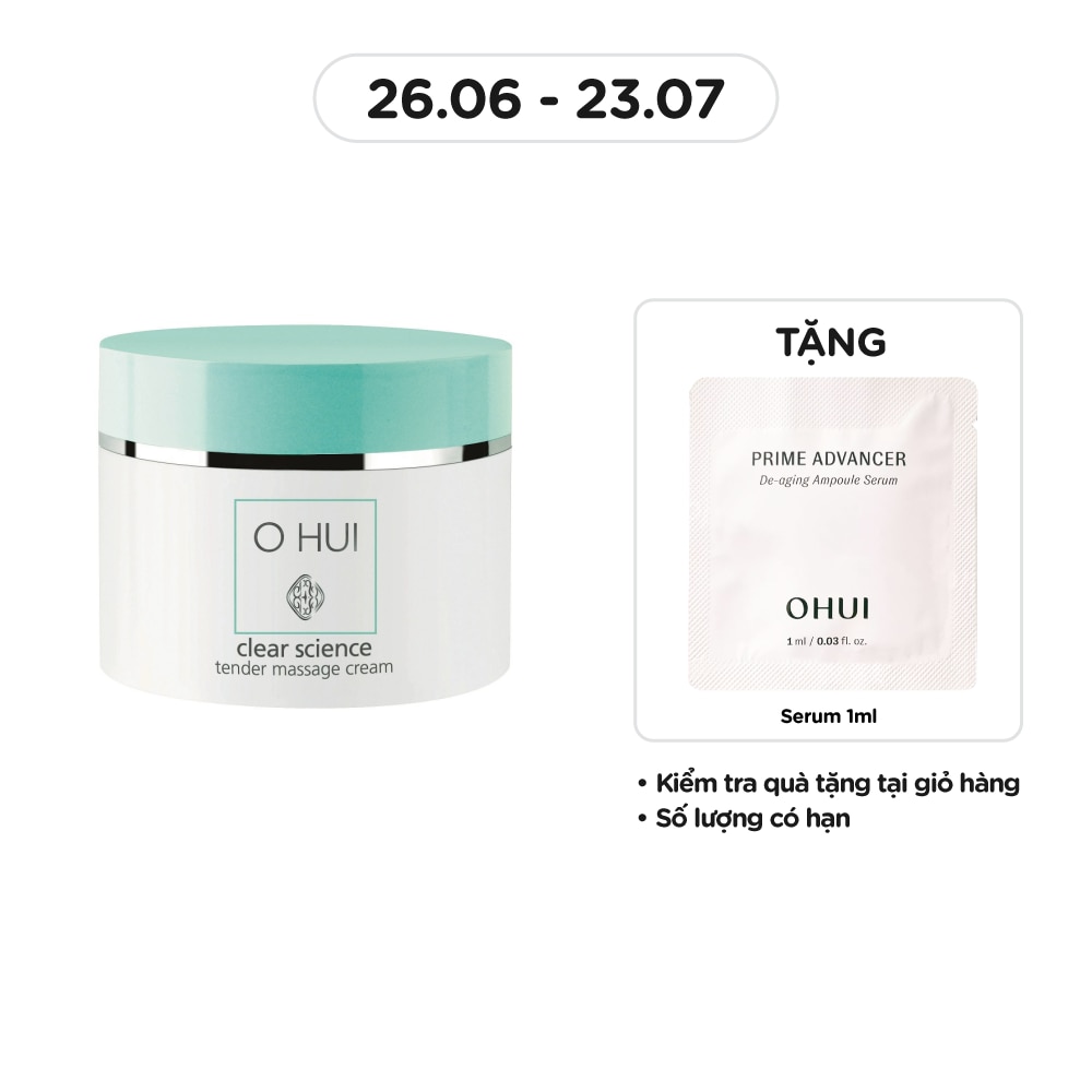Kem Massage OHUI Clear Science Tender Massage Cream 230ml