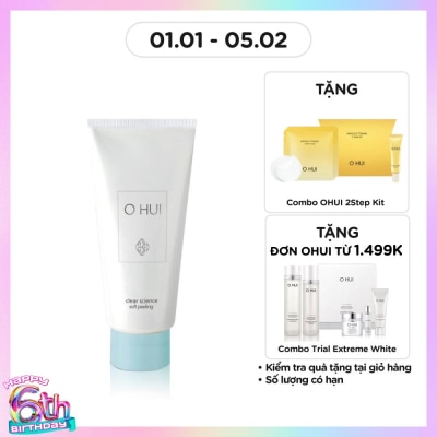 OHUI Gel Tẩy Tế Bào Chết OHUI Clear Science Soft Peeling 100ml