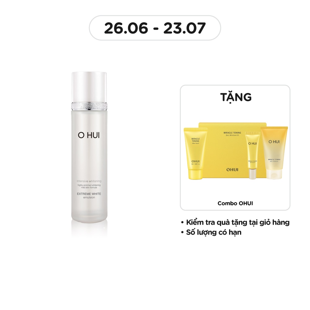 Sữa Dưỡng Trắng Da OHUI Extreme White Emulsion 130ml