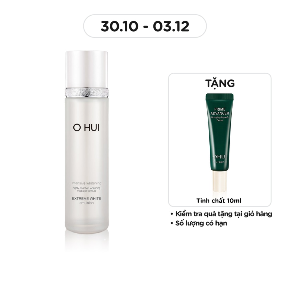Sữa Dưỡng Trắng Da OHUI Extreme White Emulsion 130ml