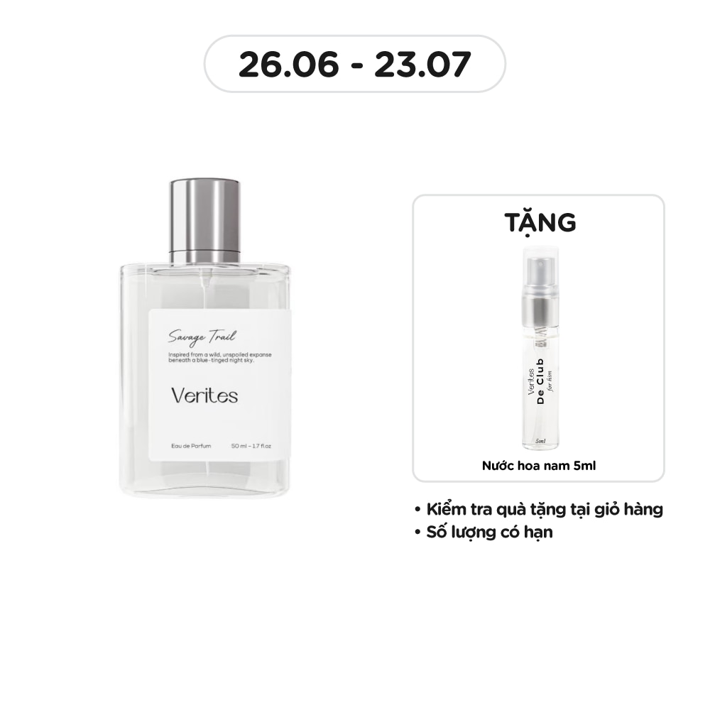 Nước Hoa Nam Verites Savage Trail 50ml