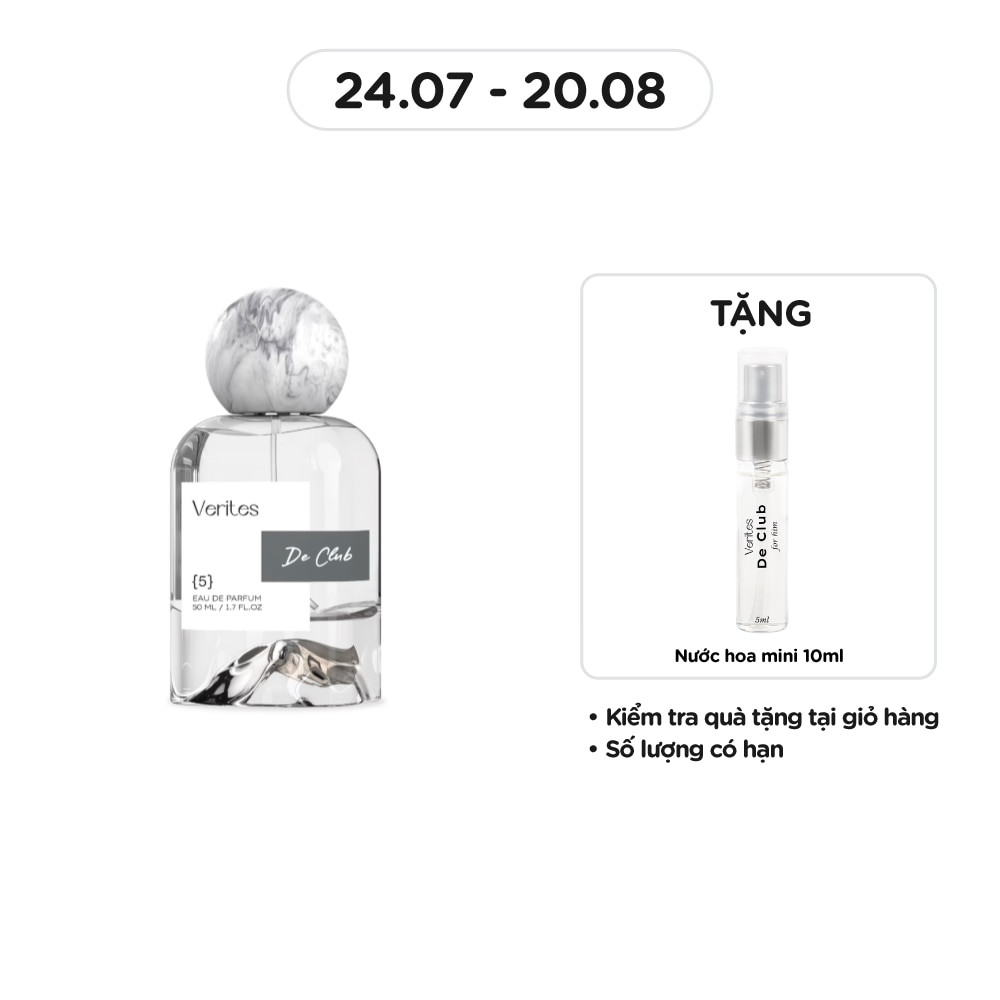 Nước Hoa Nam Verites De Club 50ml