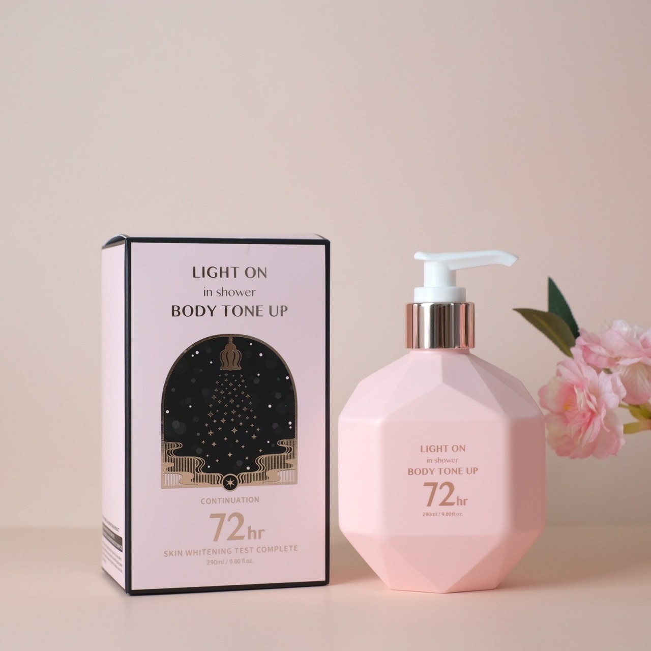 Sữa Dưỡng Thể BOM Nâng Tông Light On In Shower Body Tone Up 290ml