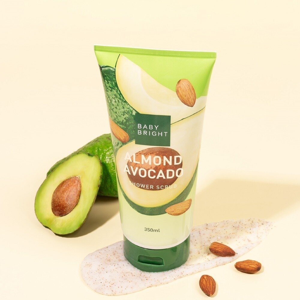 Almond Avocado Shower Scrub 350ml