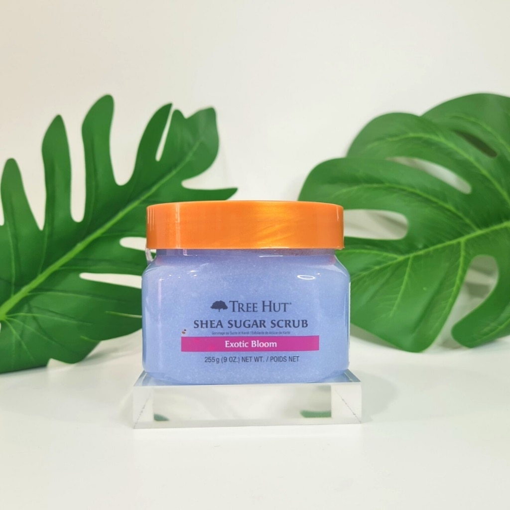 Tẩy Tế Bào Chết Cơ Thể Tree Hut Shea Sugar Scrub Exotic Bloom Giảm Căng Thẳng 255g