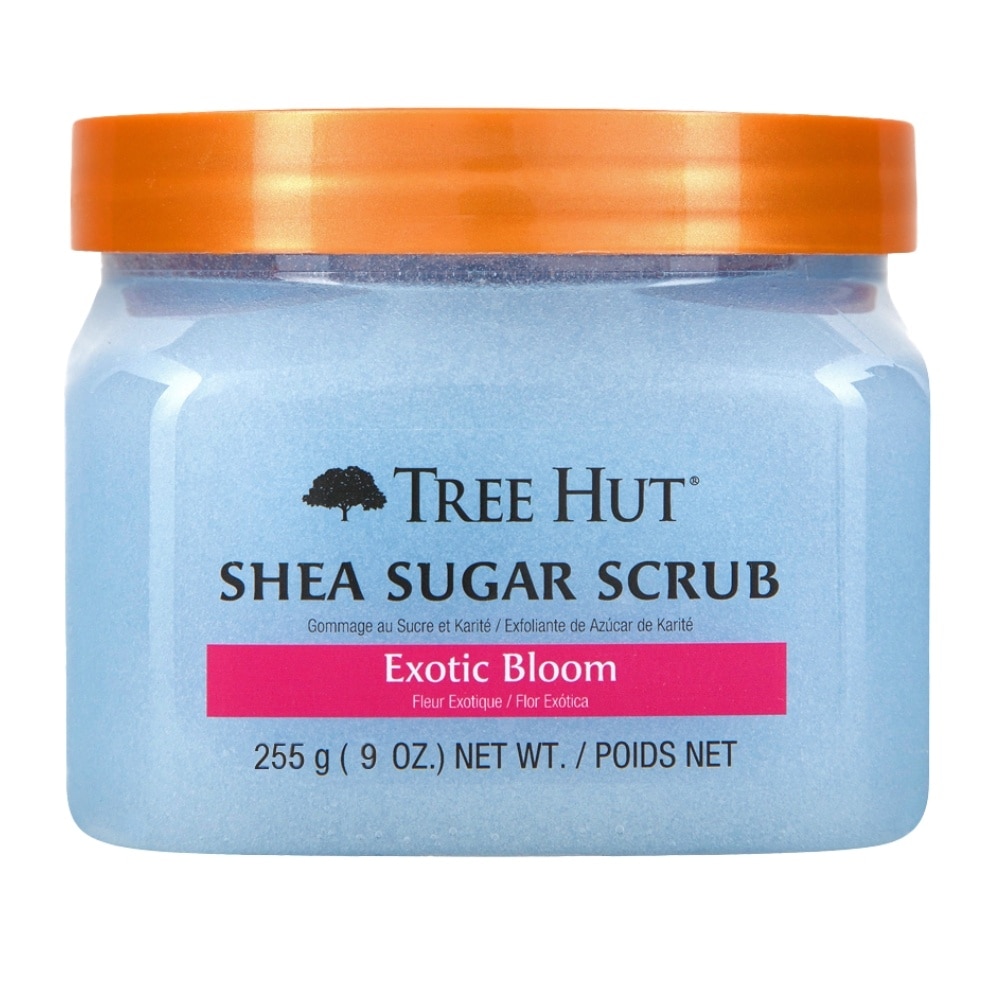 Tẩy Tế Bào Chết Cơ Thể Tree Hut Shea Sugar Scrub Exotic Bloom Giảm Căng Thẳng 255g