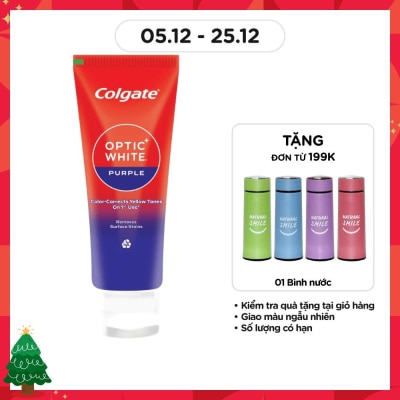 COLGATE Kem Đánh Răng Colgate Optic White Purple 100g