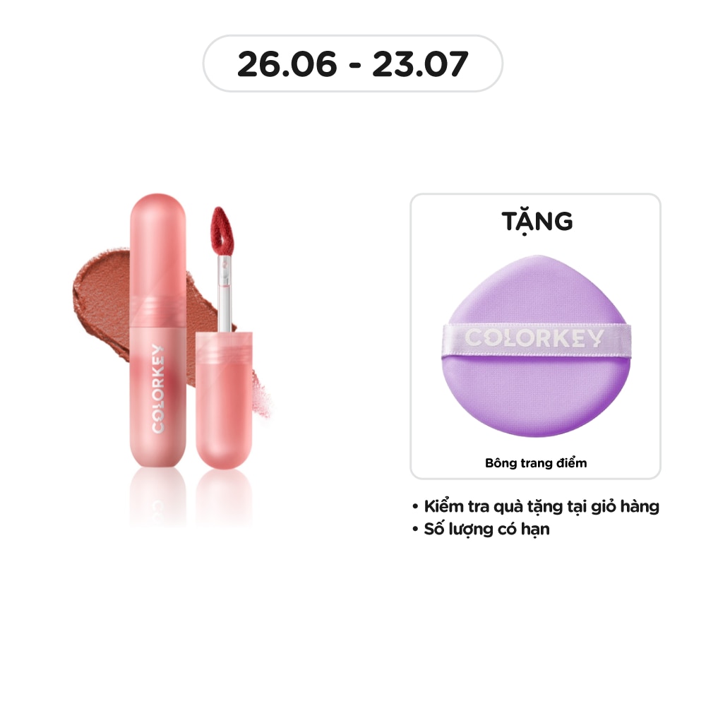 Son Kem Colorkey Mousse Lip Mud Matte 2g .#R608