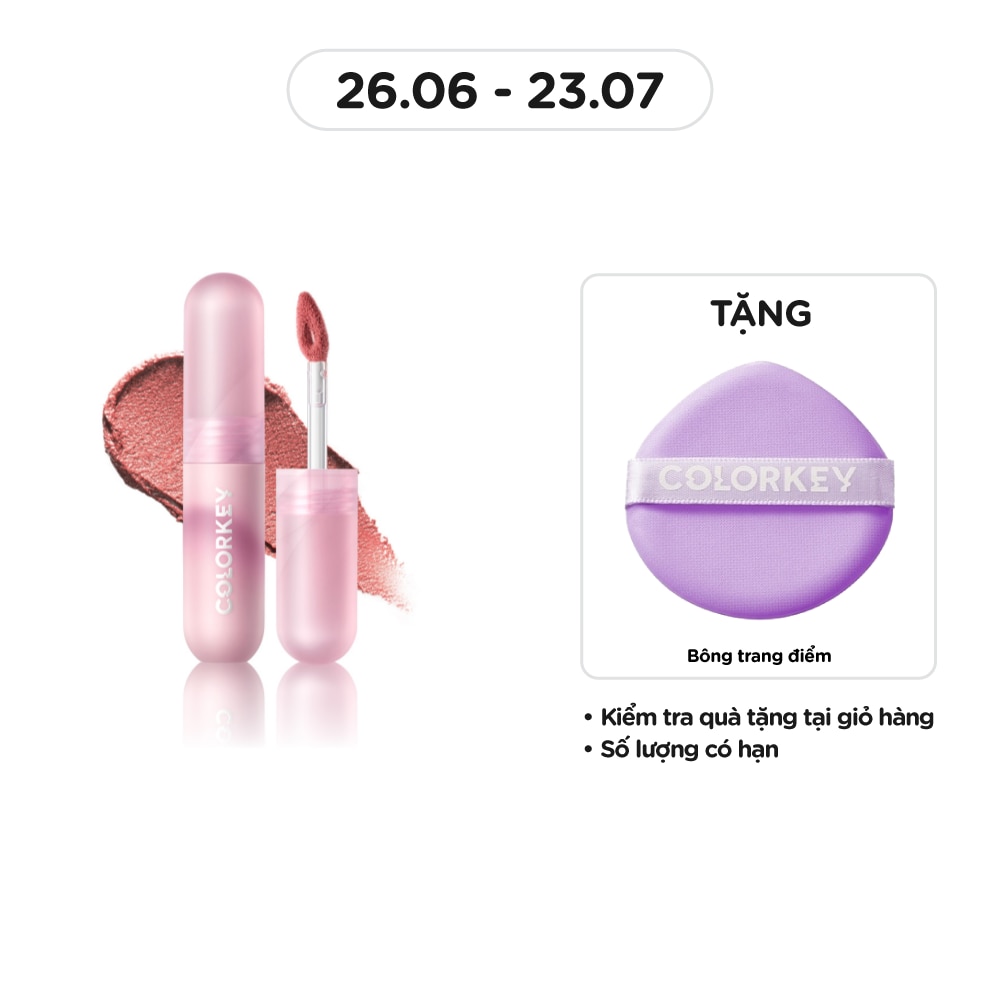 Son Kem Colorkey Mousse Lip Mud Matte 2g .#P103