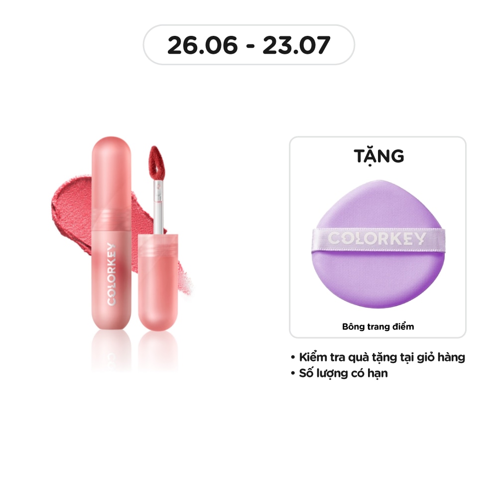 Son Kem Colorkey Mousse Lip Mud Matte 2g .#R107
