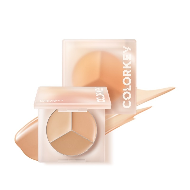 Kem Che Khuyết Điểm 3 Màu Colorkey Targeting Three-colour Concealer Palette 3.9g