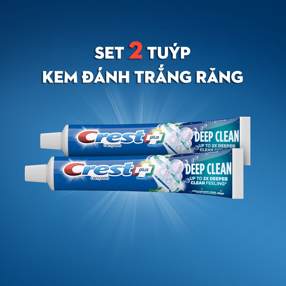 CREST, Complete White Deep Clean Anticavity Fluoride Toothpaste