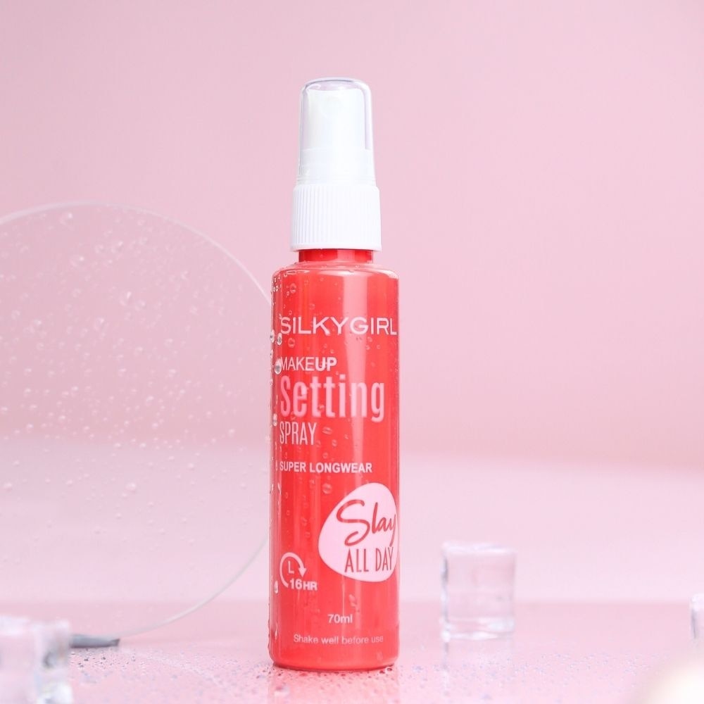 Xịt Giữ Lớp Trang Điểm Lâu Trôi Silkygirl Slay All Day Makeup Setting Spray - Slay 70ml