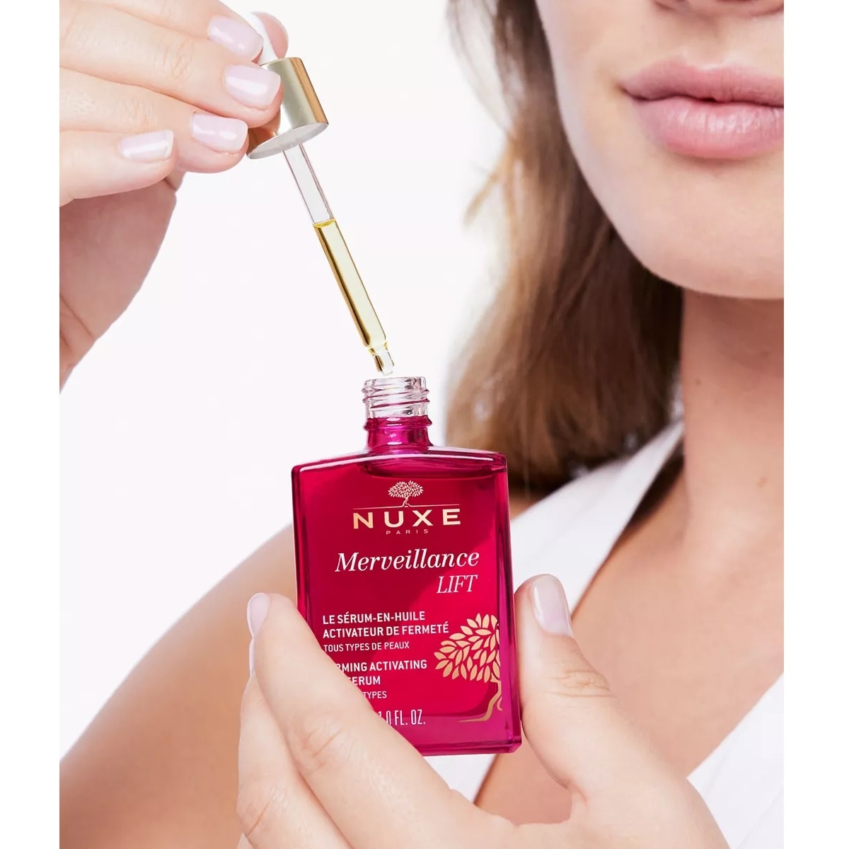 Tinh Chất Nuxe Dưỡng Ẩm Giảm Lão Hóa Da Merveillance LIFT Firming Activating Oil-serum 30ml