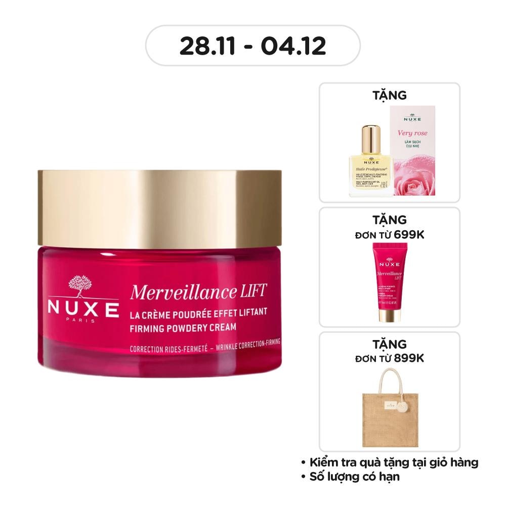 Kem Nuxe Dưỡng Ẩm Merveillance LIFT Firming Powdery Cream 50ml