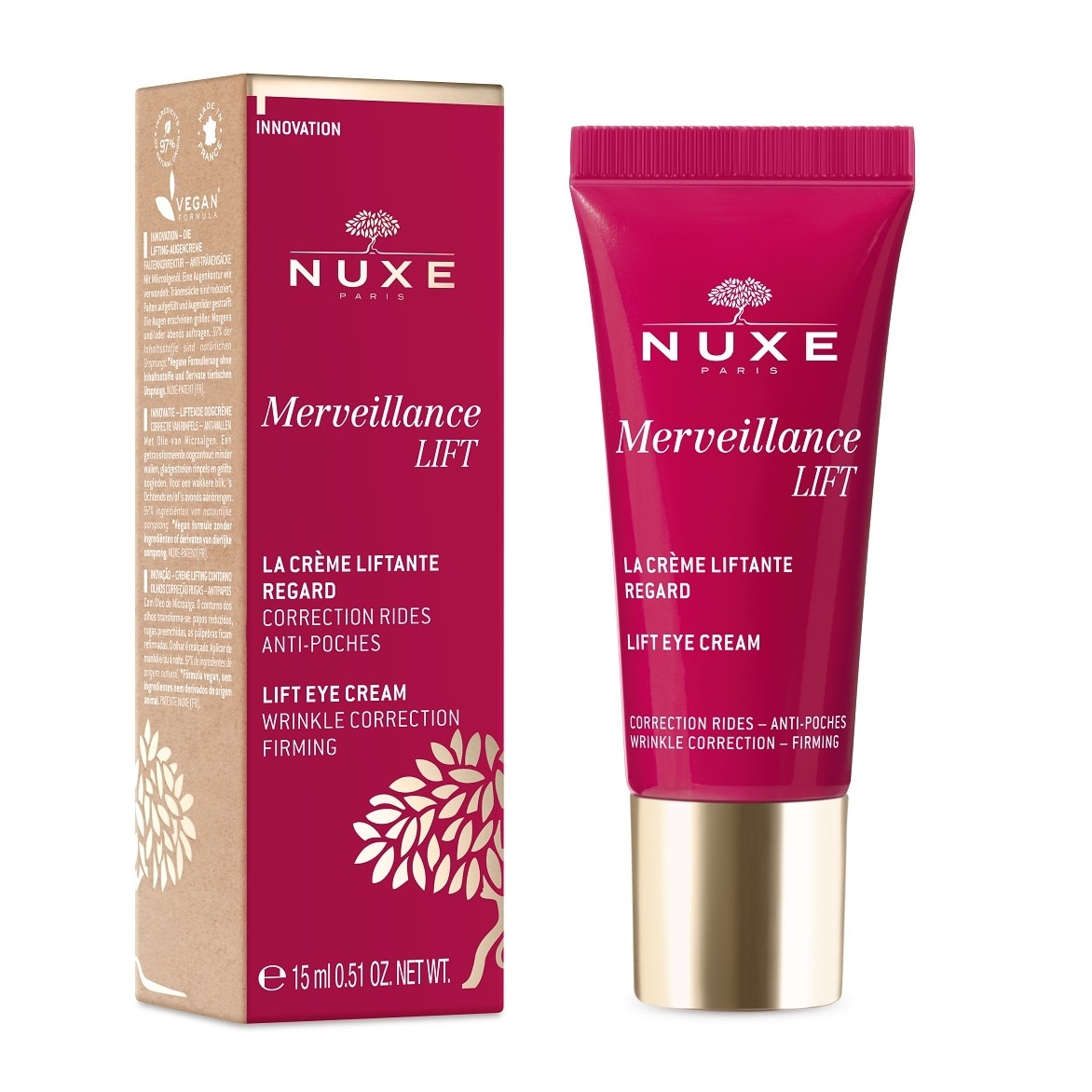 Kem Dưỡng Mắt NUXE Merveillance LIFT Lift Eye Cream 15ml