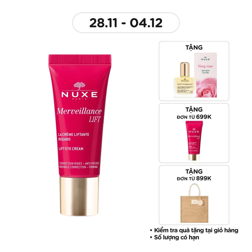 Kem Dưỡng Mắt NUXE Merveillance LIFT Lift Eye Cream 15ml