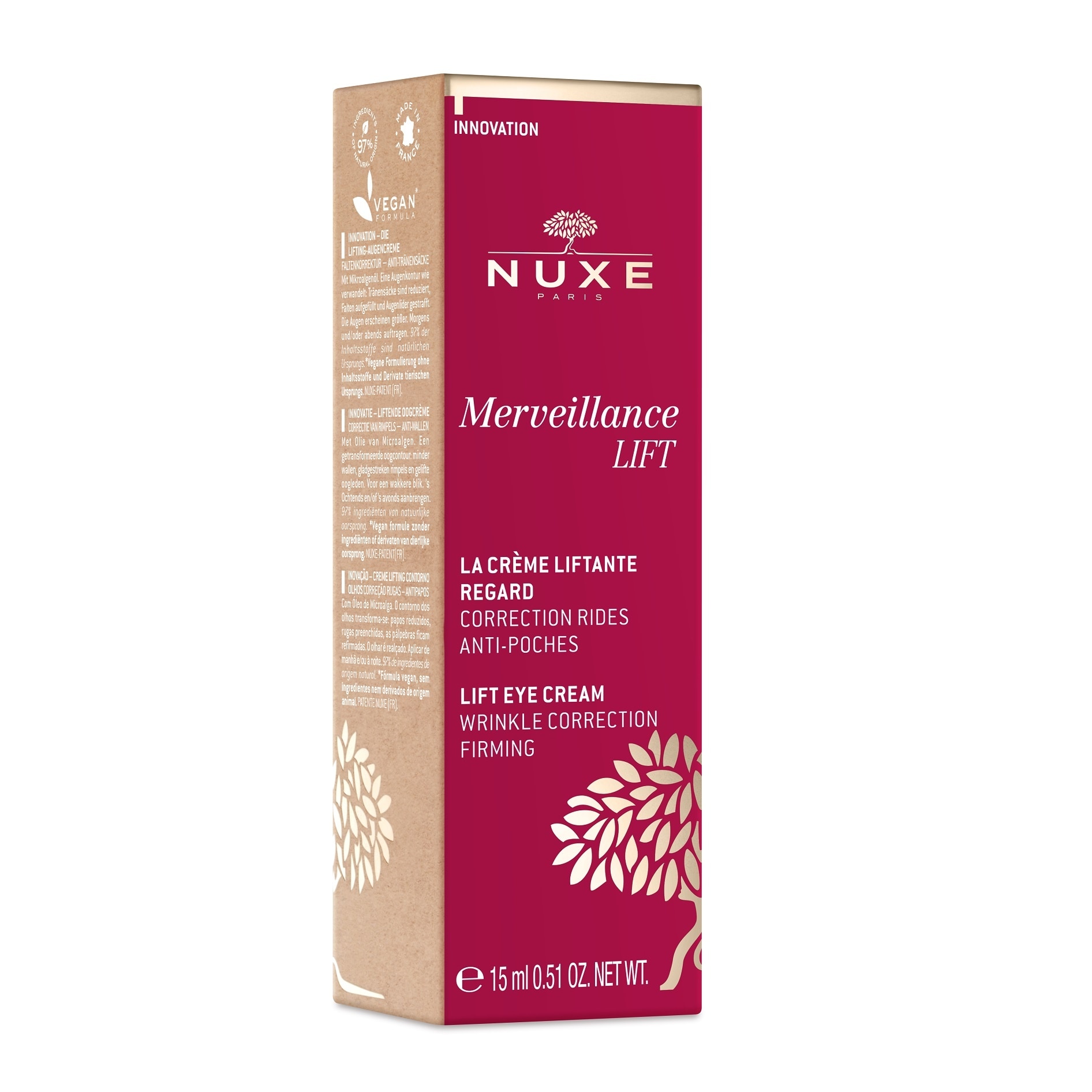 Kem Dưỡng Mắt NUXE Merveillance LIFT Lift Eye Cream 15ml