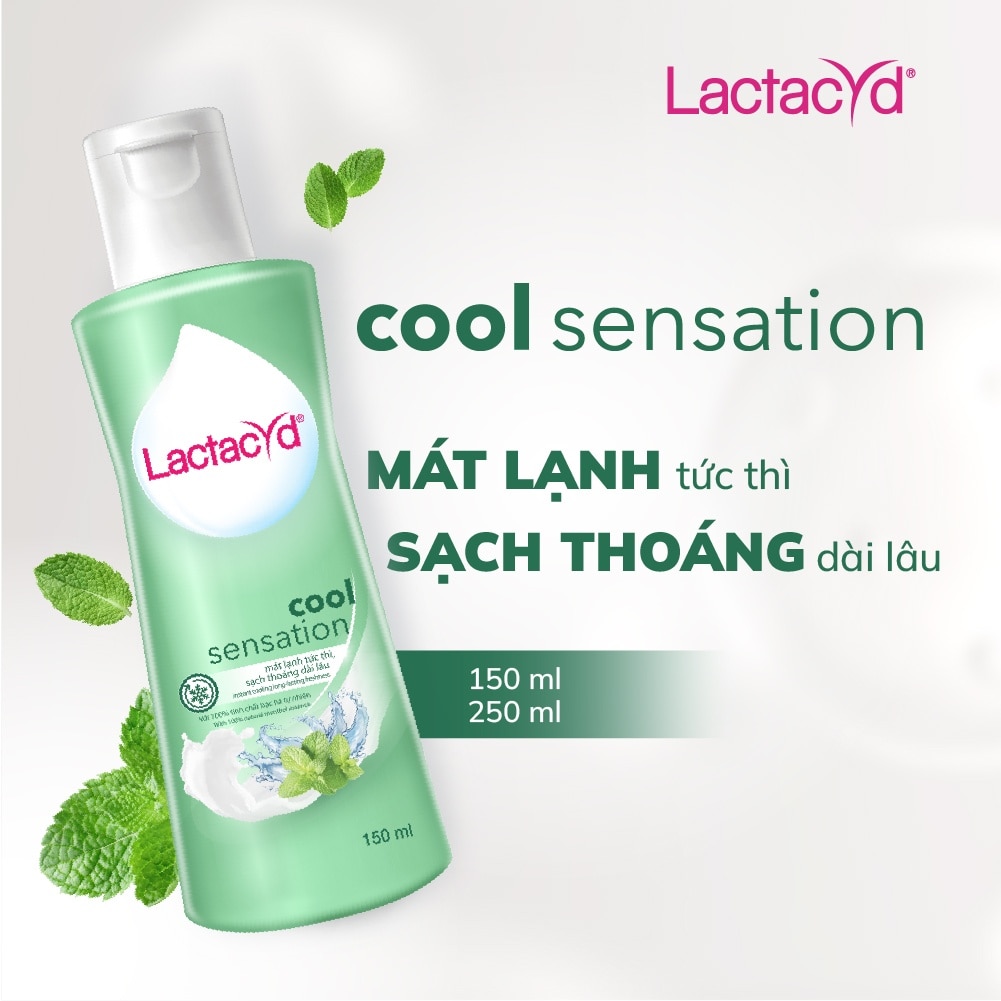 Dung Dịch Vệ Sinh Phụ Nữ Lactacyd Cool Sensation 150ml