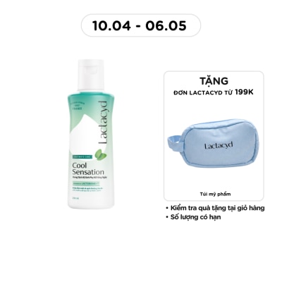 LACTACYD - Dung Dịch Vệ Sinh Phụ Nữ Lactacyd Cool Sensation 150ml