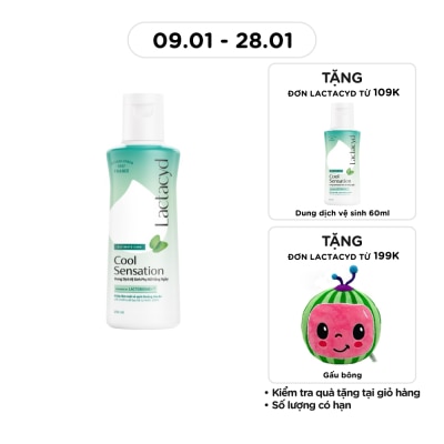 LACTACYD Dung Dịch Vệ Sinh Phụ Nữ Lactacyd Cool Sensation 150ml