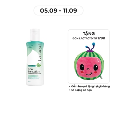 LACTACYD Dung Dịch Vệ Sinh Phụ Nữ Lactacyd Cool Sensation 150ml