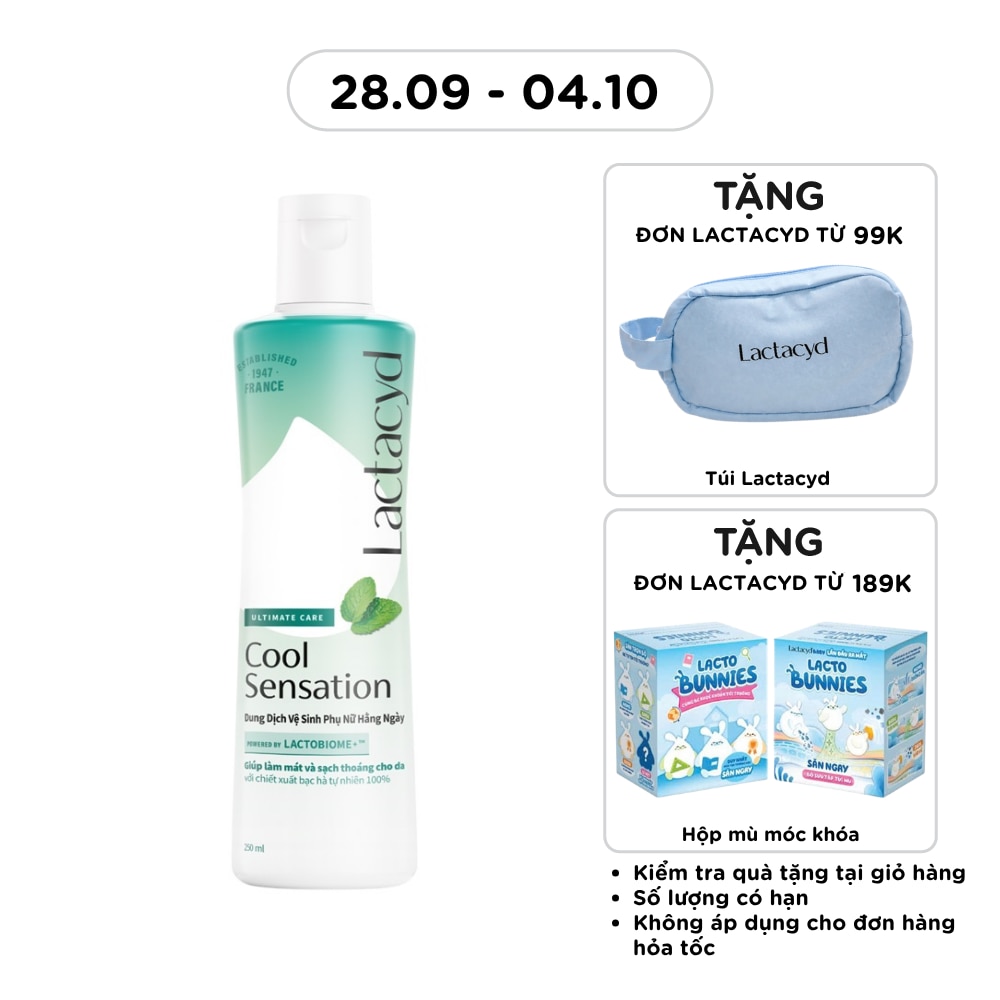 Dung Dịch Vệ Sinh Phụ Nữ Lactacyd Cool Sensation 250ml image