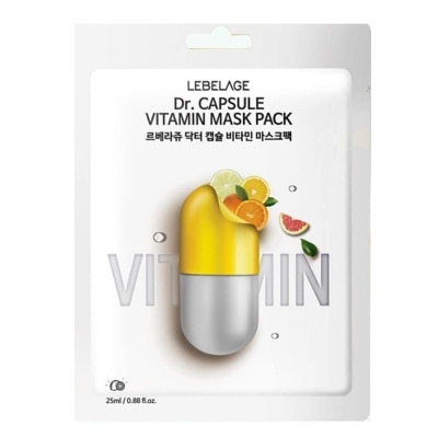 LEBELAGE Mặt Nạ Lebelage Làm Sáng Da Dr.Capsule Vitamin Mask Pack 25ml image