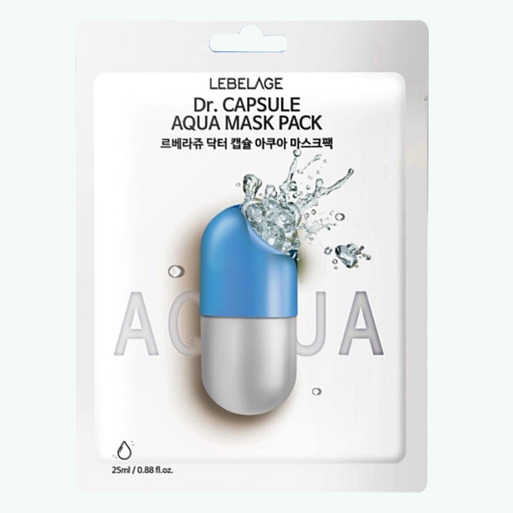 週末お値下　LEBELAGE Dr.CAPSULE AQUA MASK PACK LEBELAGE Dr.Capsule Aqua Mask Pack 25ml x 10 – LMCHING Group