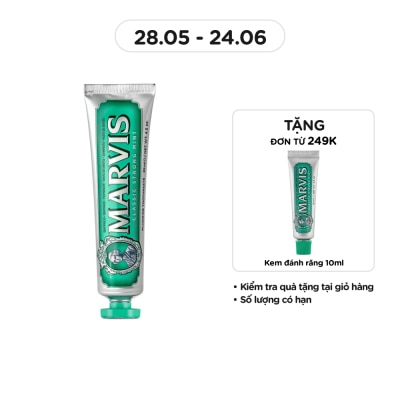 MARVIS - Kem Đánh Răng Marvis Classic Strong Mint 85ml
