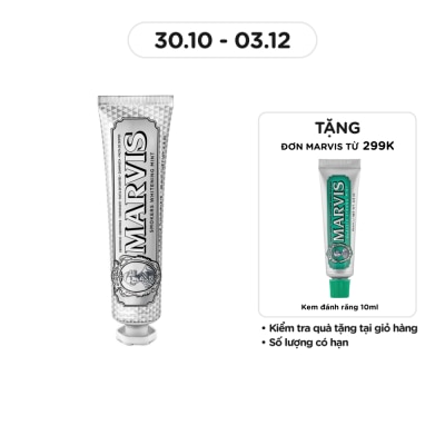 MARVIS Kem Đánh Răng Marvis Smokers Whitening Mint 85ml