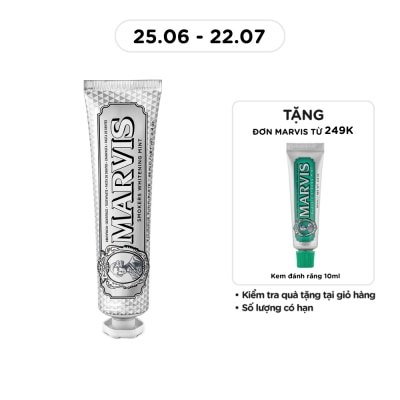MARVIS - Kem Đánh Răng Marvis Smokers Whitening Mint 85ml