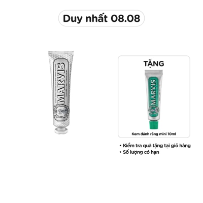 MARVIS Kem Đánh Răng Marvis Smokers Whitening Mint 85ml