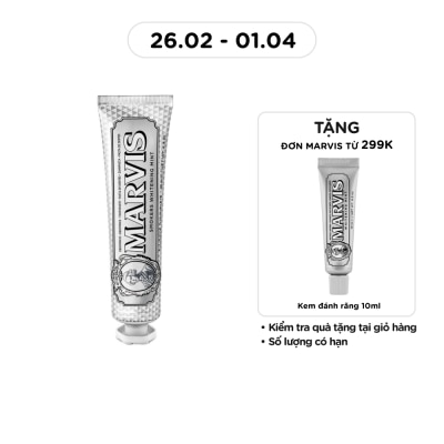 [Hcm]Kem Đánh Răng Marvis Smokers Whitening Mint 85Ml