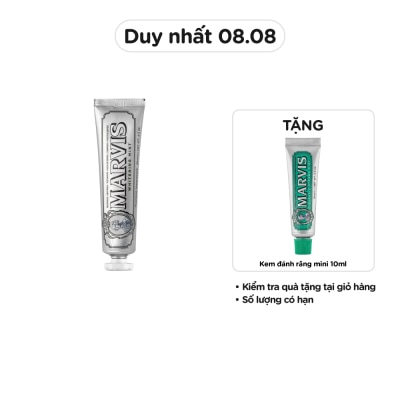 MARVIS Kem Đánh Răng Marvis Whitening Mint 85ml