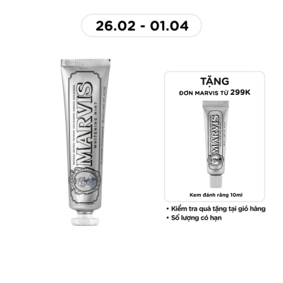 MARVIS Kem Đánh Răng Marvis Whitening Mint 85ml