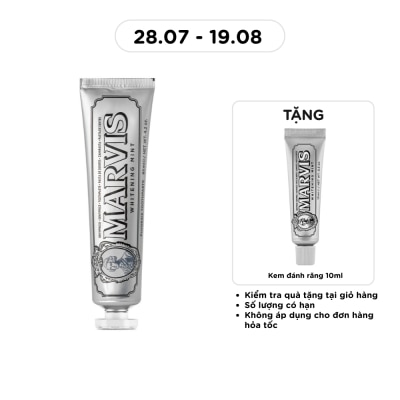 MARVIS - Kem Đánh Răng Marvis Whitening Mint 85ml image
