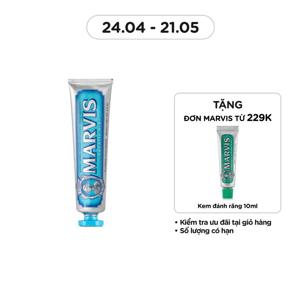 Kem Đánh Răng Marvis Aquatic Mint 85ml