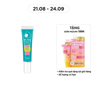 MIZUMI Serum MizuMi Giảm Thâm Mụn B3 Acne Concentrate Serum 13g