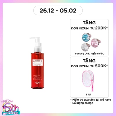 MIZUMI Dầu Tẩy Trang MizuMi 4 Red Miracle Cleansing Oil 150ml