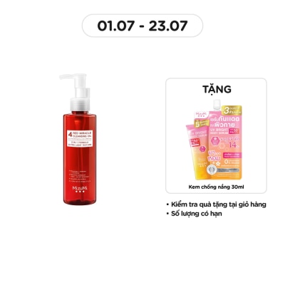 MIZUMI Dầu Tẩy Trang MizuMi 4 Red Miracle Cleansing Oil 150ml