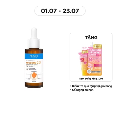 MIZUMI Serum Sáng Da Giảm Thâm Nám MizuMi Advance Niosome C Concentrate Serum 30ml